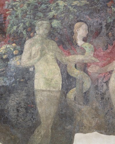 Creation of Eve and original sin, Green Cloister, 1432-36 by Paolo Uccello